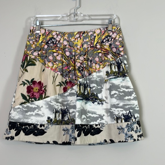 Leifnotes Dresses & Skirts - Leifnotes Patchwork Skirt Women Size 6 Pockets 100% Cotton